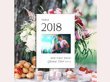 Table Plan - Framed - Bespoke